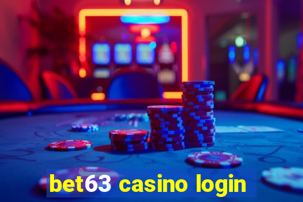 bet63 casino login